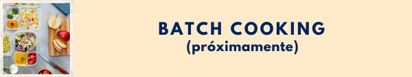 batch cooking